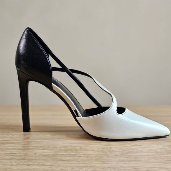 Nine West Black and White Heels - Picture 7 of 12